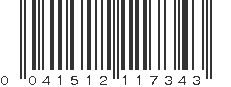 UPC 041512117343