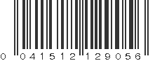 UPC 041512129056