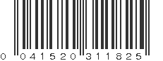 UPC 041520311825