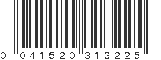 UPC 041520313225