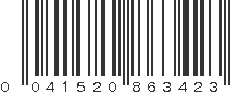 UPC 041520863423