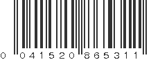 UPC 041520865311