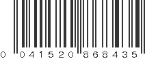 UPC 041520868435