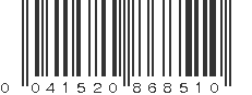 UPC 041520868510