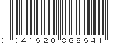 UPC 041520868541