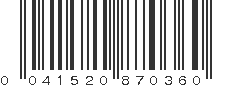 UPC 041520870360