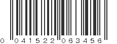 UPC 041522063456