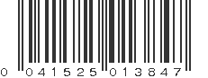 UPC 041525013847