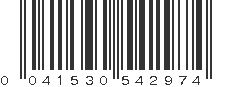 UPC 041530542974