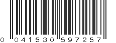 UPC 041530597257