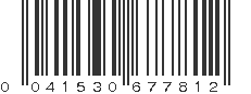 UPC 041530677812