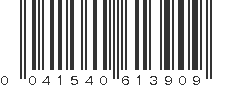 UPC 041540613909