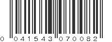 UPC 041543070082