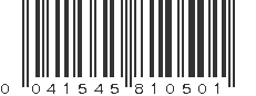 UPC 041545810501