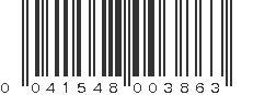 UPC 041548003863