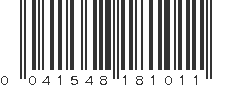 UPC 041548181011