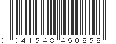 UPC 041548450858