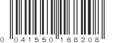 UPC 041550168208