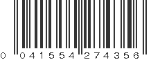 UPC 041554274356