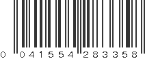 UPC 041554283358