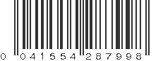 UPC 041554287998