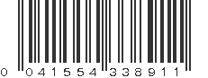 UPC 041554338911