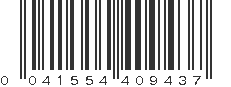 UPC 041554409437