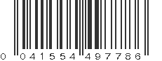 UPC 041554497786