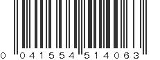 UPC 041554514063