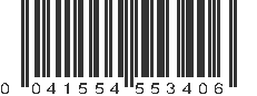 UPC 041554553406