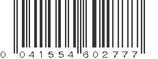 UPC 041554602777