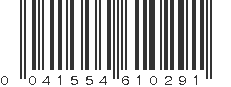 UPC 041554610291