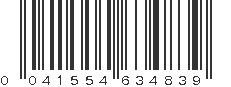 UPC 041554634839