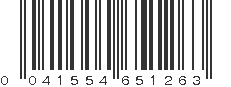 UPC 041554651263