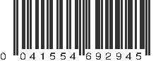 UPC 041554692945