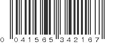 UPC 041565342167