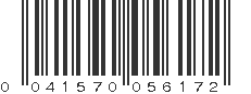 UPC 041570056172