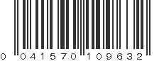 UPC 041570109632