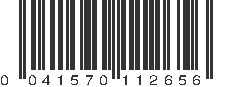 UPC 041570112656