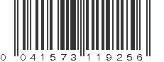 UPC 041573119256