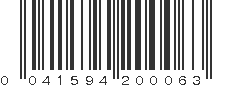 UPC 041594200063