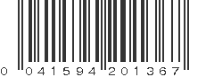 UPC 041594201367