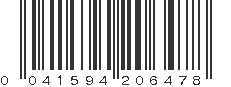 UPC 041594206478