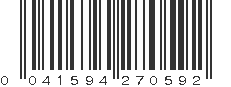 UPC 041594270592