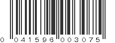 UPC 041596003075