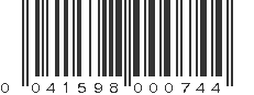 UPC 041598000744