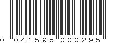 UPC 041598003295