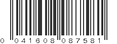 UPC 041608087581