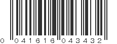 UPC 041616043432