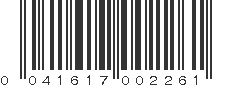 UPC 041617002261